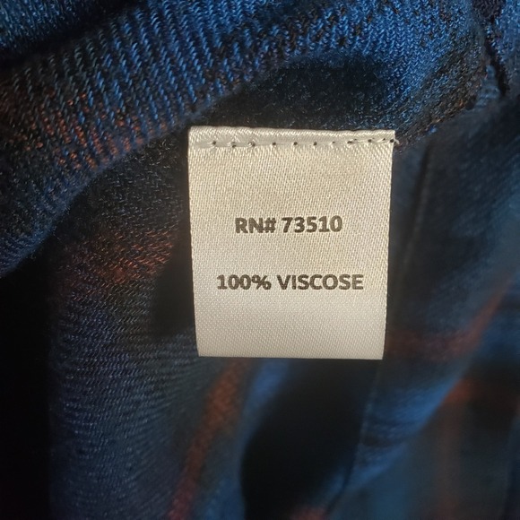 Sister Mary Karmen Embroidered Plaid Midi Dress Blue Boho  Craft L Viscose Midi - Picture 9 of 12